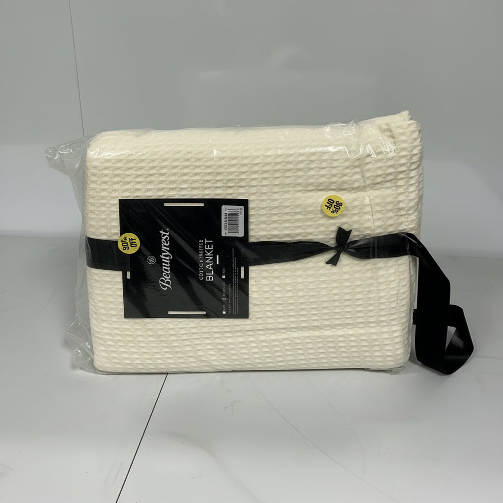BEAUTY REST Cotton Waffle Blanket