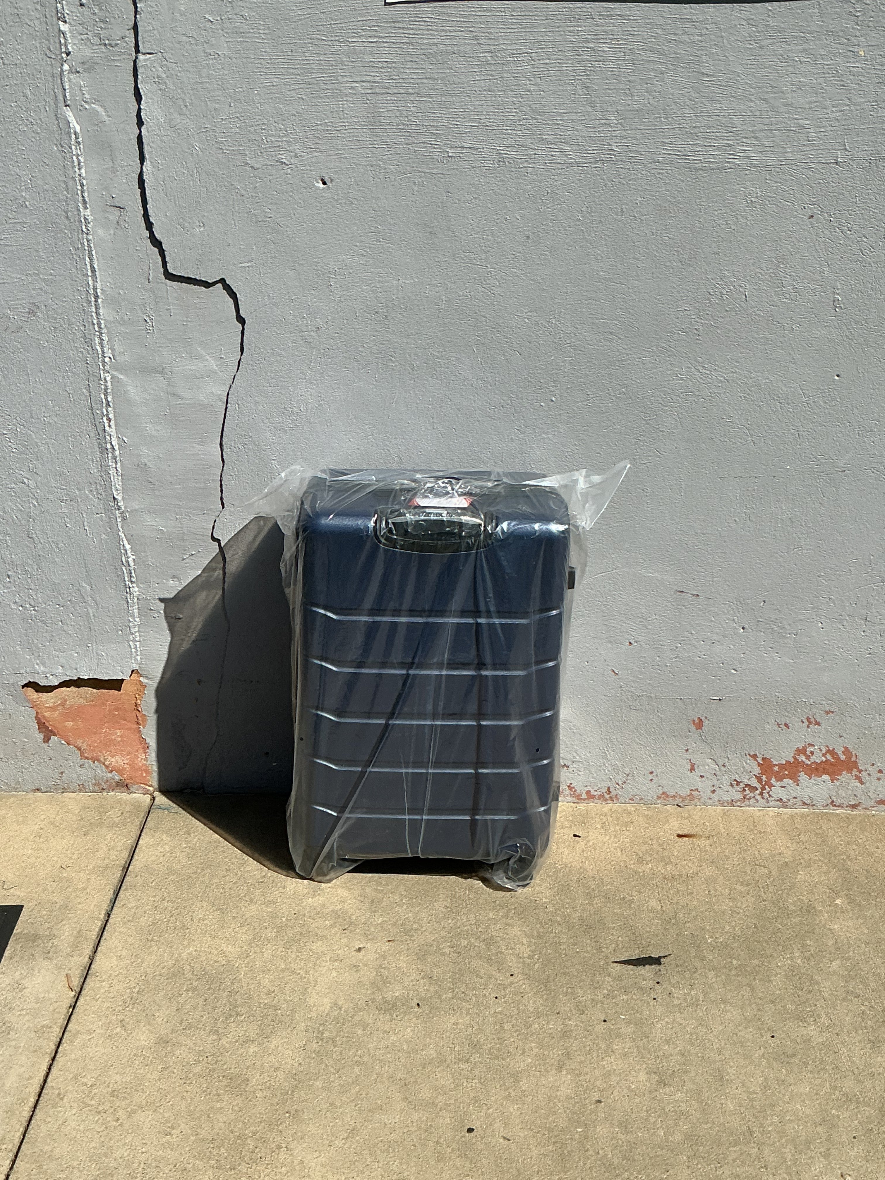 AMAZON Blue Hard Shell Suitcase