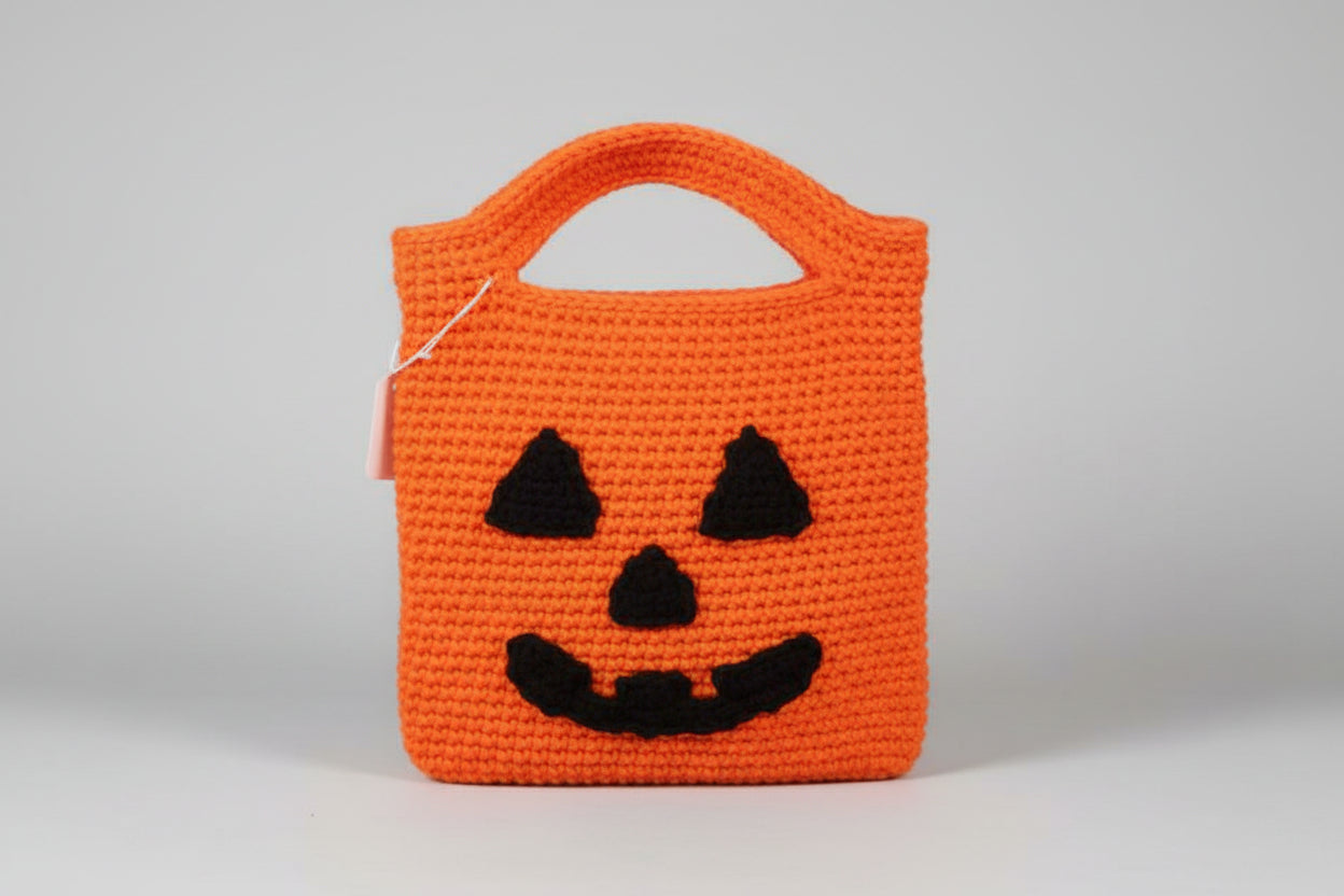 DEE's CREATIONS Crochet Pumpkin Candy Bag