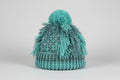 DEE's CREATIONS Turquoise Crochet Winter Hat