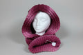 DEE'S CREATIONS Multicolored Crochet Hat Purple