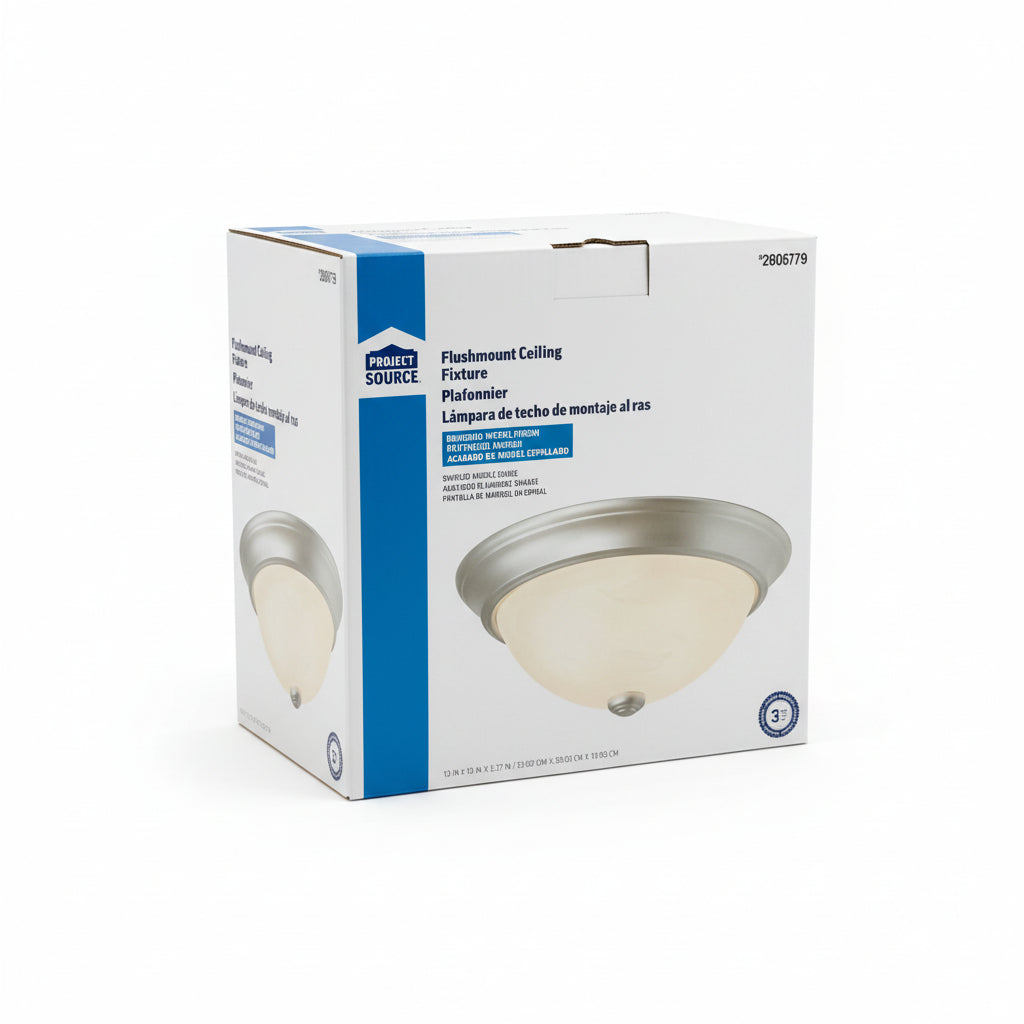 PROJECT SOURCE Flushmount Celling Fixture