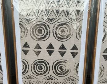 MARMONT HILL Golden Patterns Diptych