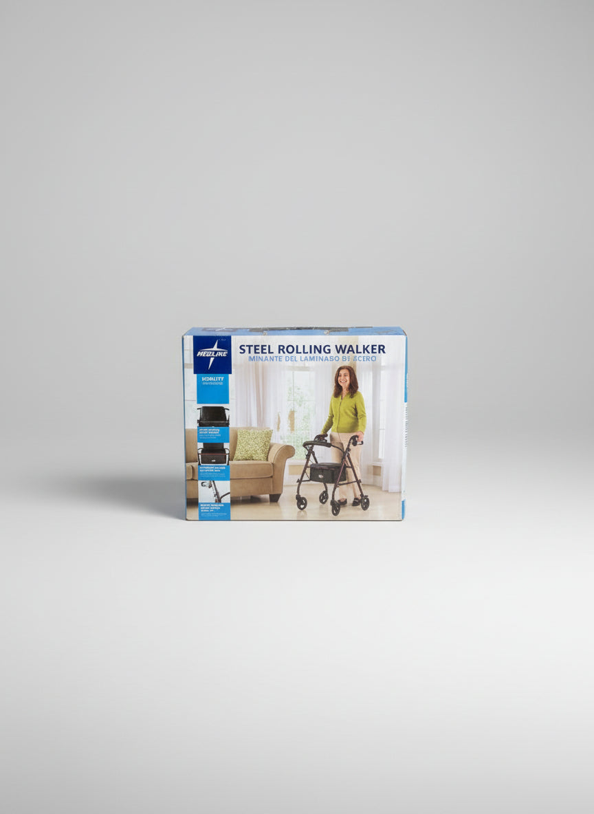 MEDLINE Steel Rolling Walker