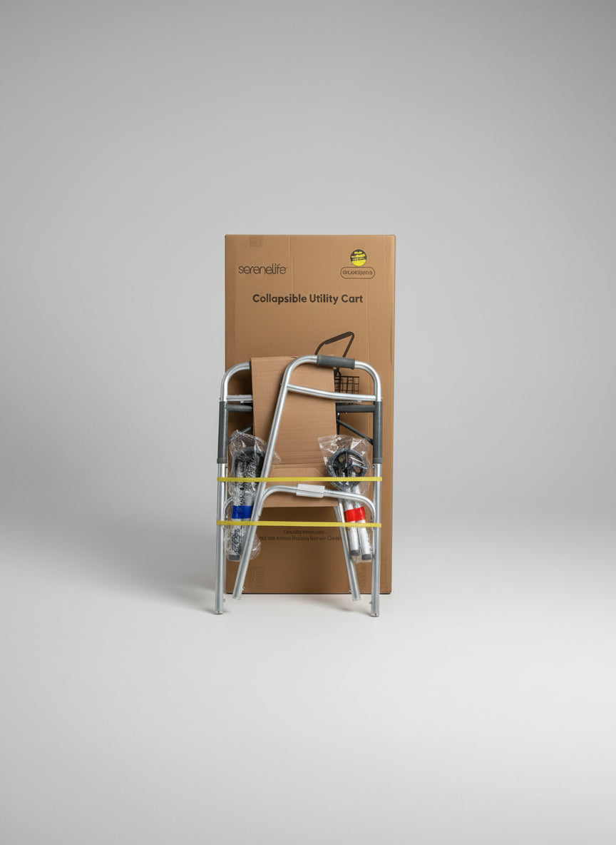 SERENE LIFE Collapsible Utility Cart