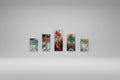 WALL ART Set of 5 Mini Abstract